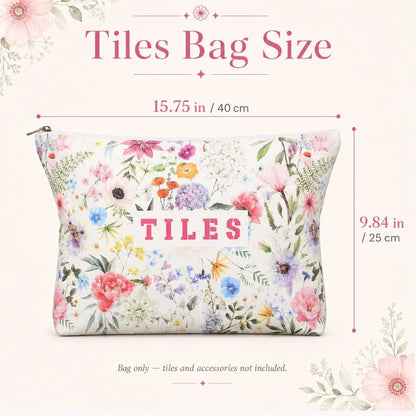 Floral Mahjong Travel Bag — Set