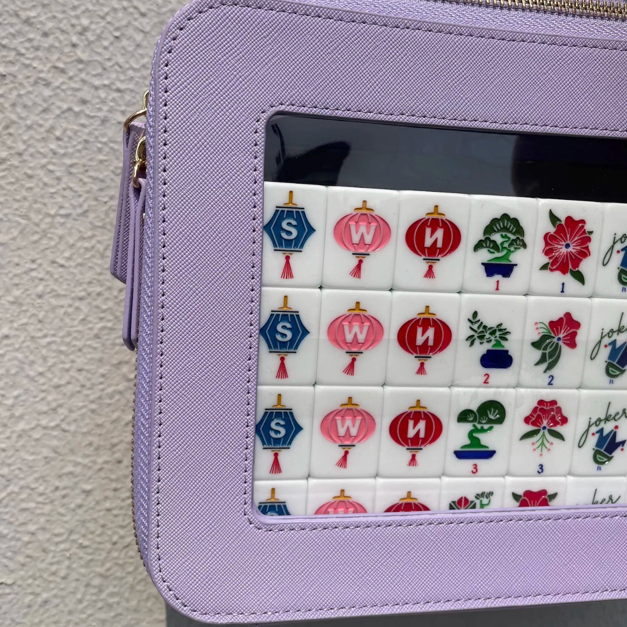 Clear Window Mahjong Case — Carry