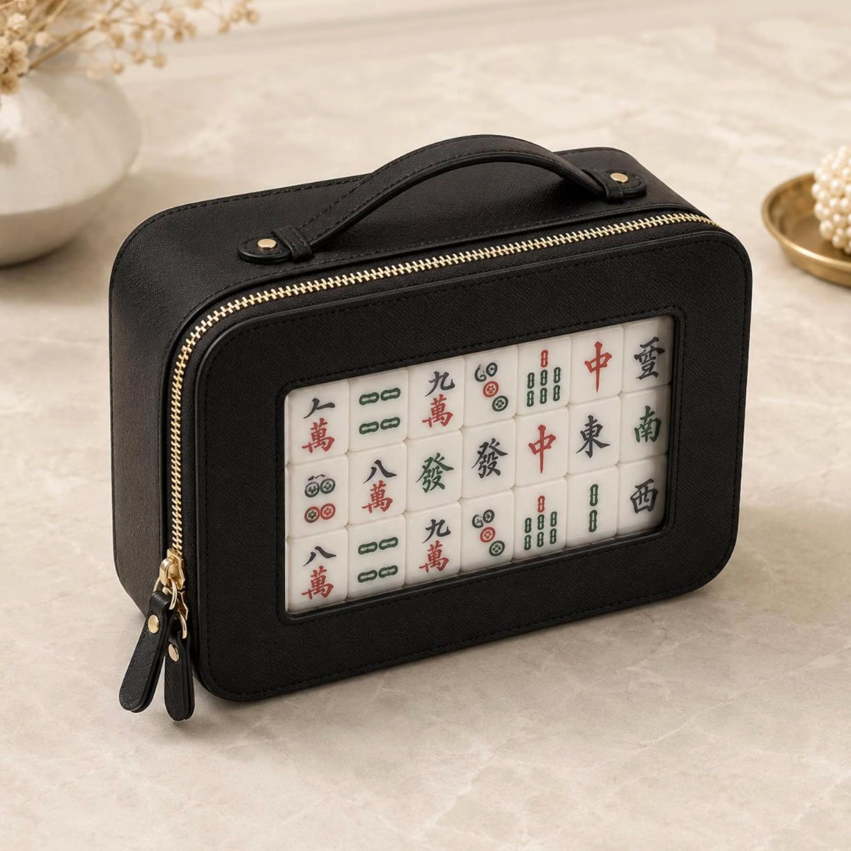 Clear Window Mahjong Case — Carry