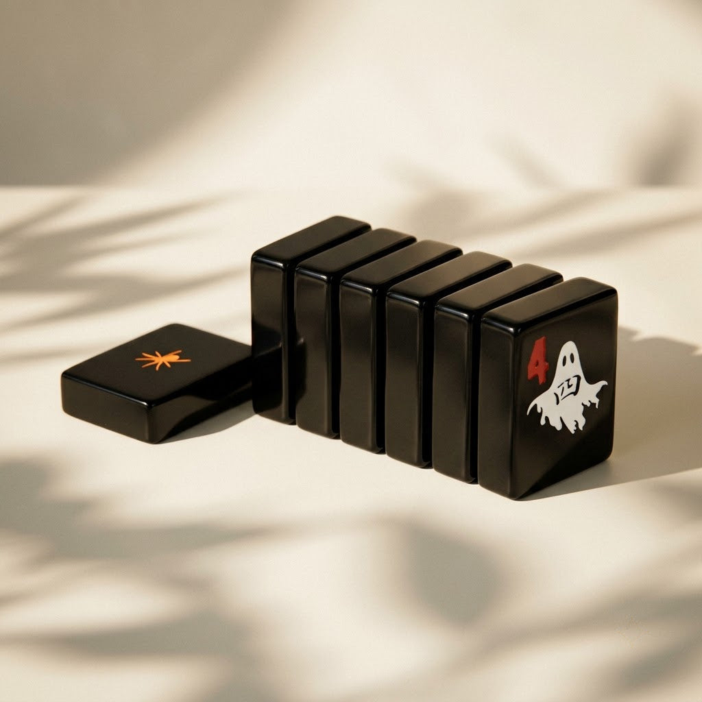 Macro of the polished black edge and the thick tile depth