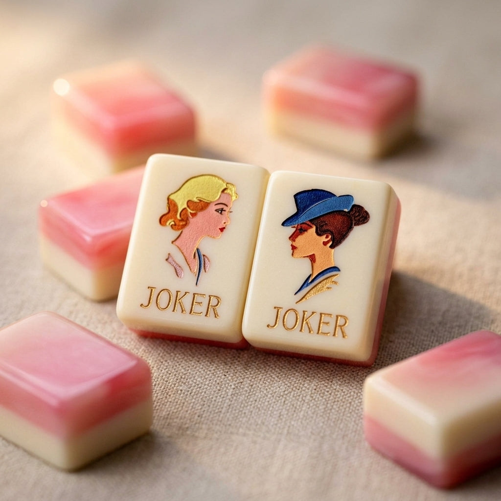 Art Deco Lady Joker Mahjong — 160 Tiles