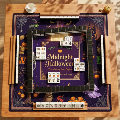 Witching Hour Halloween Mahjong Mat — Roll-Up