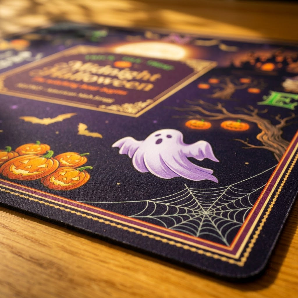 Witching Hour Halloween Mahjong Mat — Roll-Up