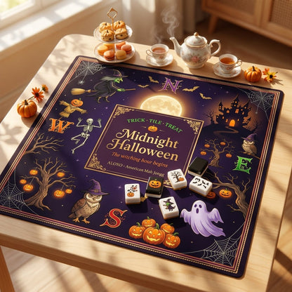 Witching Hour Halloween Mahjong Mat — Roll-Up