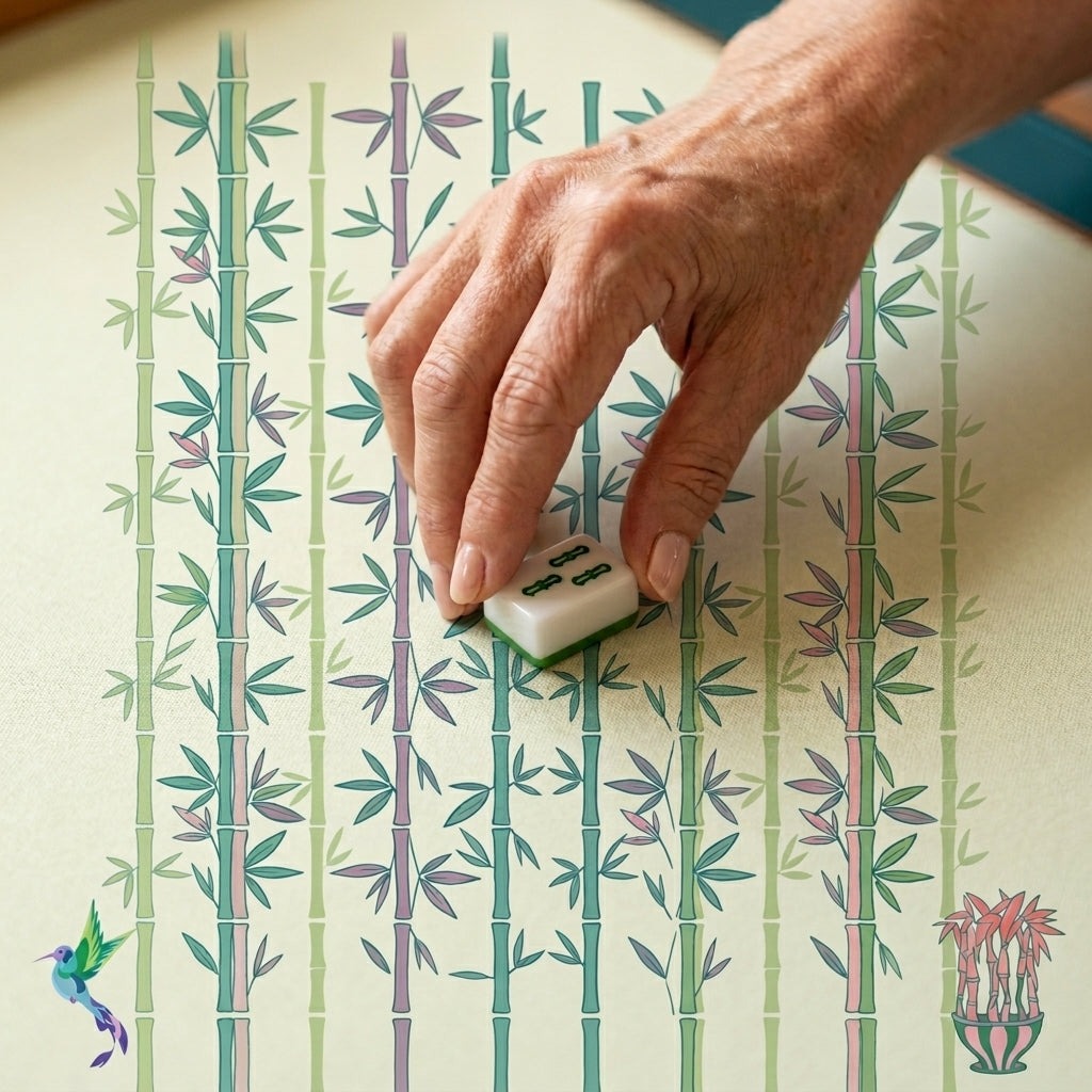 The Bamboo Grove Mahjong Mat — A True Roll-Up That Lies Perfectly Flat