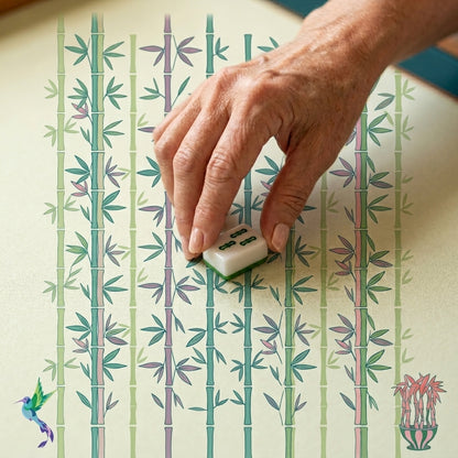 The Bamboo Grove Mahjong Mat — A True Roll-Up That Lies Perfectly Flat