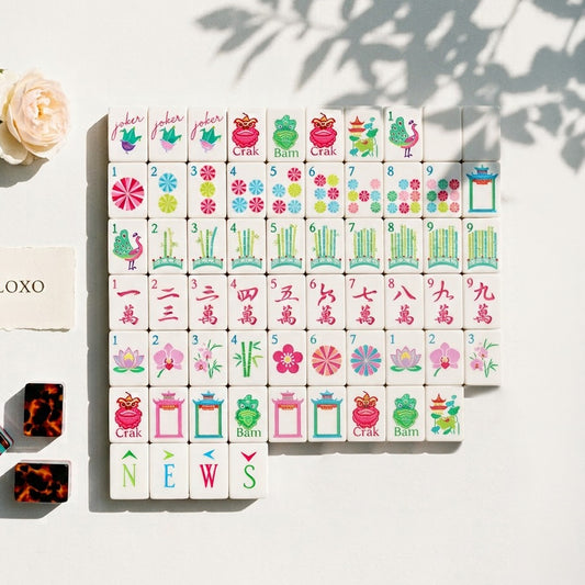 Stripe & Tortoise Mahjong — 160 Tiles