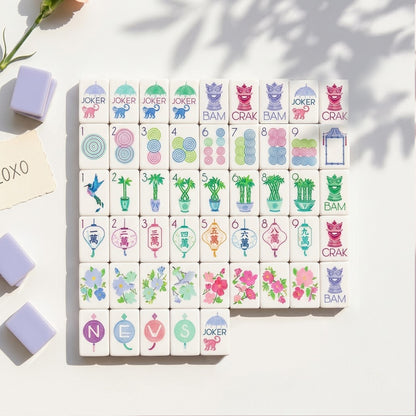 Garden Party Mahjong Set — 160 Tiles