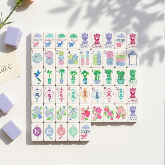 Garden Party Mahjong Set — 160 Tiles
