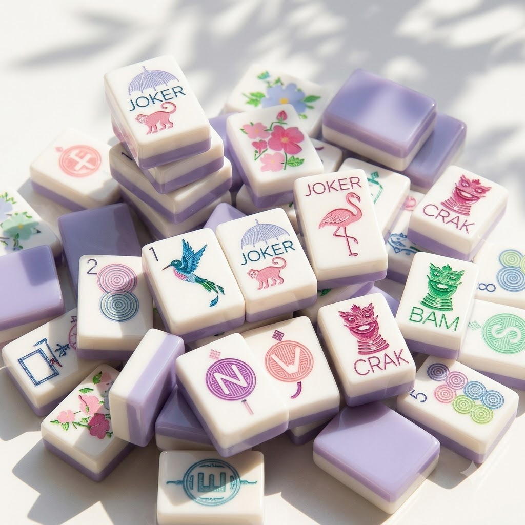 Garden Party Mahjong Set — 160 Tiles