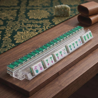 Emerald Green Luxury American Mahjong Set — 160 NMJL-Ready Tiles