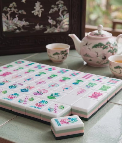 Emerald Green Luxury American Mahjong Set — 160 NMJL-Ready Tiles